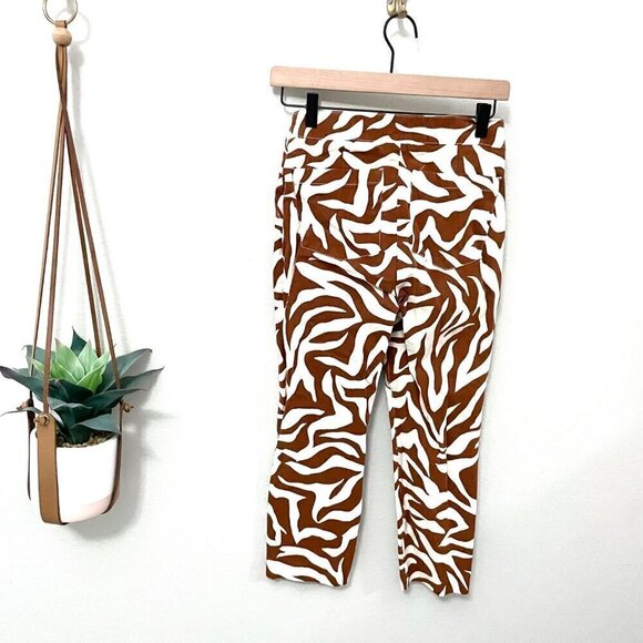 Spanx Zebra Polished Printed Ankle Pants Size XS - Picture 4 of 6